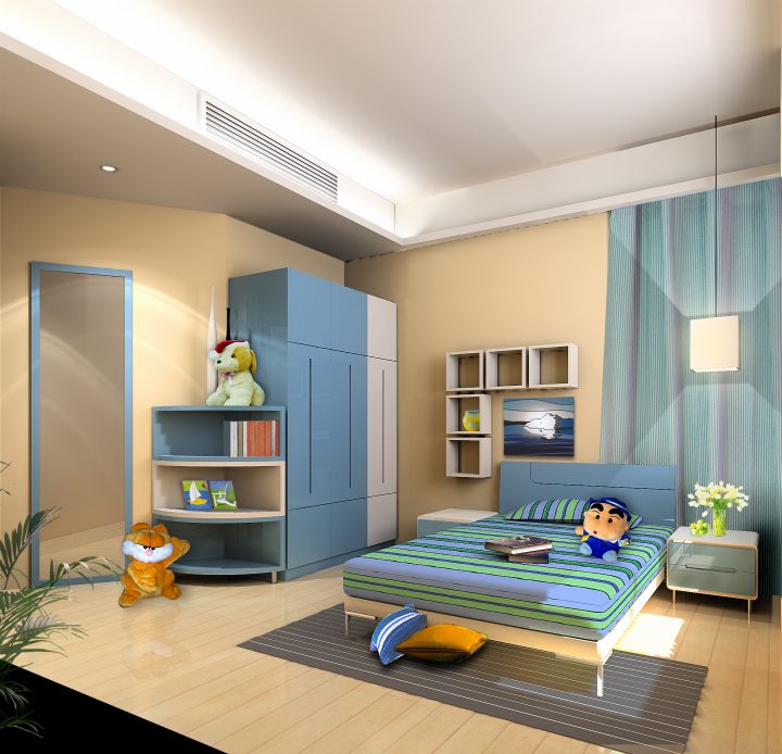نمونه طراحی داخلی اتاق خواب با تکنیک های جدید