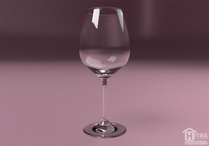 آبجکت لیوان شیشه ای