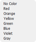 کدگذاری رنگی برای لایه ها