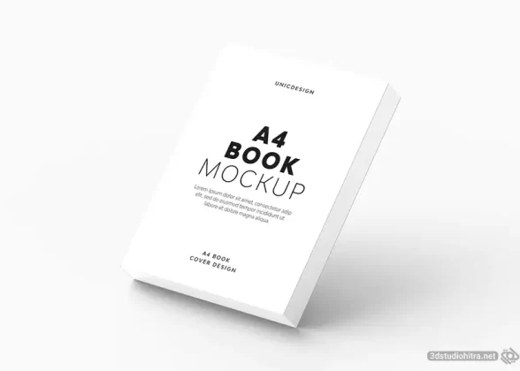 موکاپ کتاب A4 Book Mockup
