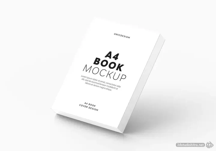 موکاپ کتاب A4 Book Mockup